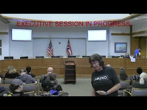 Chamber during the November 3, 2025 City Commission meeting — the session where the I-75 Exit 78 business park proposal 